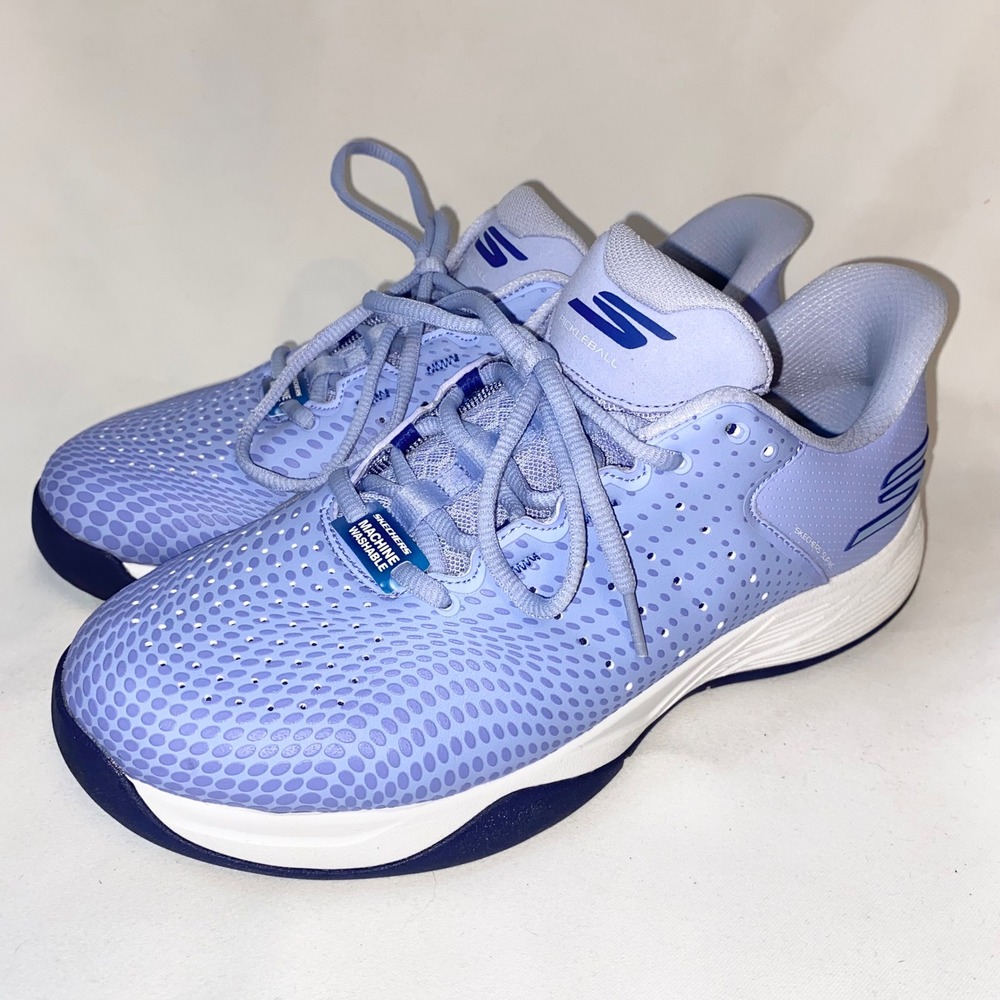 Skechers Pickleball Shoes Women's Size 10 Light Purple Machine Washable Sneakers
